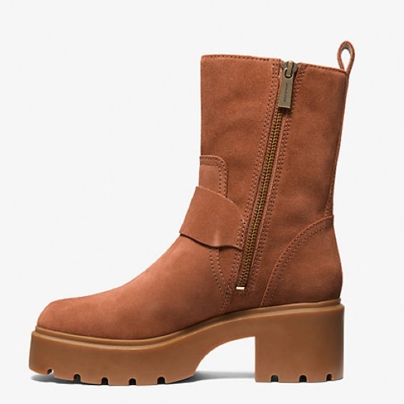 NWT MICHAEL KORS Perry Suede Boots! - Picture 3 of 15